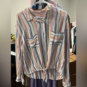 SO Multicolor Striped Shirt